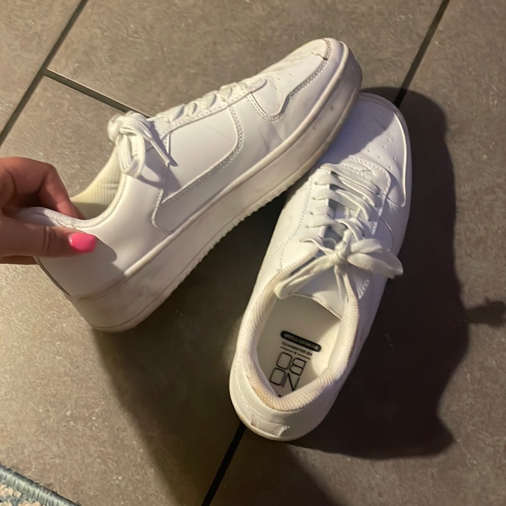 Simple White Sneakers